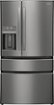 Frigidaire - Gallery 36 in. Wide 21.5 Cu. Ft. Counter-Depth 4-Door French Door Refrigerator - Black Stainless Steel