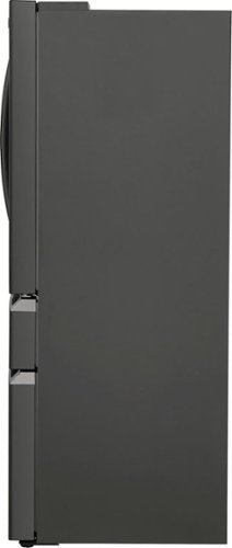 Frigidaire - Gallery 36 in. Wide 21.5 Cu. Ft. Counter-Depth 4-Door French Door Refrigerator - Black Stainless Steel