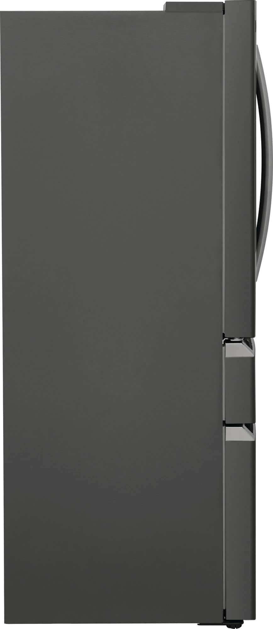 Frigidaire - Gallery 36 in. Wide 21.5 Cu. Ft. Counter-Depth 4-Door French Door Refrigerator - Black Stainless Steel