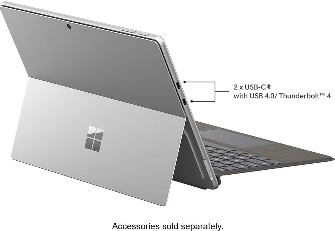 Microsoft - Geek Squad Certified Refurbished Surface Pro 9 - 13" Touch-Screen - Intel Core i5 - 8GB Memory - 128GB SSD - Device Only - Platinum