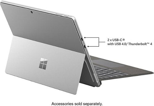 Geek Squad Certified Refurbished Surface Pro 9 - 13” Touch-Screen - Microsoft SQ3 - 8GB Memory - Platinum (Unlocked)