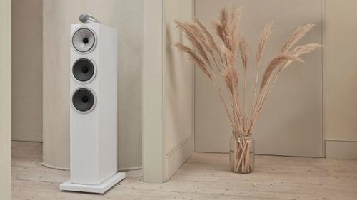 Bowers & Wilkins - 703 S3 Floorstanding Speaker with 1" Tweeter on Top and Two 6.5" Bass Drivers (Each) - White