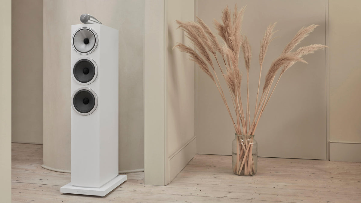 Bowers & Wilkins - 703 S3 Floorstanding Speaker with 1" Tweeter on Top and Two 6.5" Bass Drivers (Each) - White
