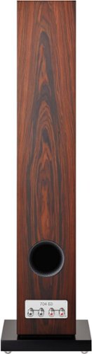 Bowers & Wilkins - 704 S3 Floorstanding Speaker with 1" Tweeter and Two 5" Bass drivers (Each) - Mocha