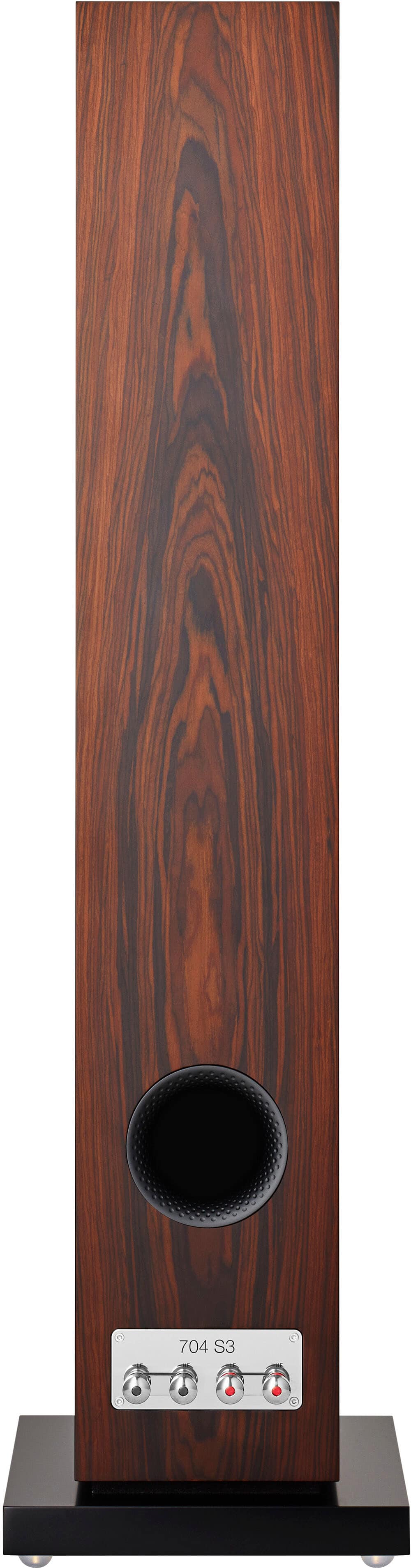 Bowers & Wilkins - 704 S3 Floorstanding Speaker with 1" Tweeter and Two 5" Bass drivers (Each) - Mocha