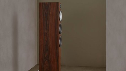 Bowers & Wilkins - 704 S3 Floorstanding Speaker with 1" Tweeter and Two 5" Bass drivers (Each) - Mocha