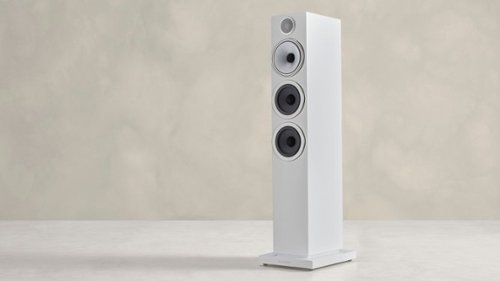 Bowers & Wilkins - 704 S3 Floorstanding Speaker with 1" Tweeter and Two 5" Bass drivers (Each) - White