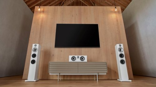 Bowers & Wilkins - 704 S3 Floorstanding Speaker with 1" Tweeter and Two 5" Bass drivers (Each) - White