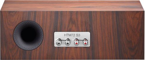 Bowers & Wilkins - HTM72 S3 Center Channel with 1" Tweeter and 5" Midbass (Each) - Mocha