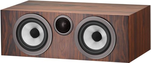 Bowers & Wilkins - HTM72 S3 Center Channel with 1" Tweeter and 5" Midbass (Each) - Mocha