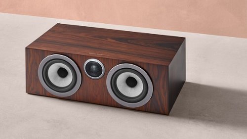 Bowers & Wilkins - HTM72 S3 Center Channel with 1" Tweeter and 5" Midbass (Each) - Mocha