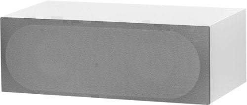 Bowers & Wilkins - HTM72 S3 Center Channel with 1" Tweeter and 5" Midbass (Each) - White