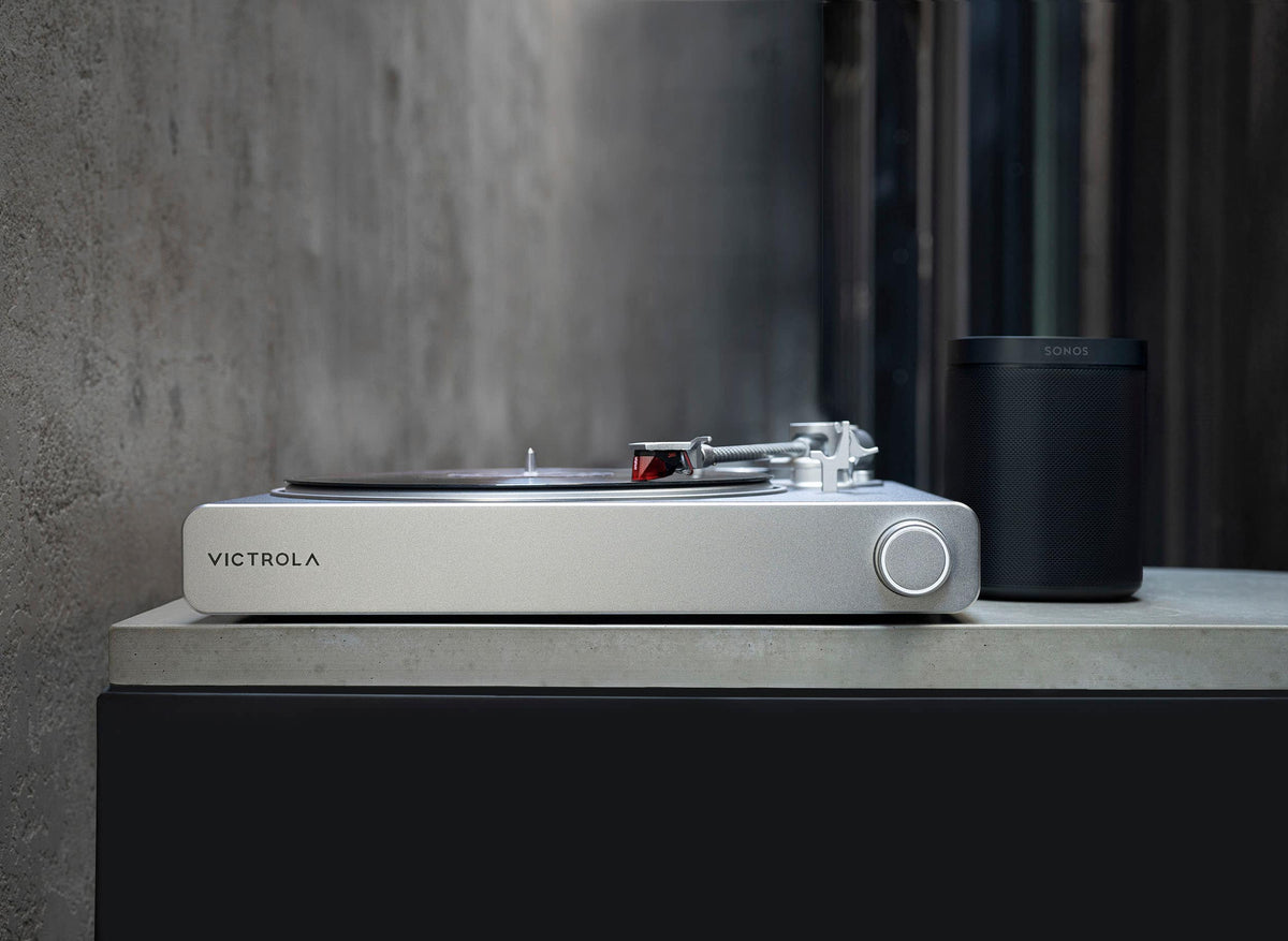 Victrola - Stream Carbon Turntable - Works with Sonos - Black/Silver