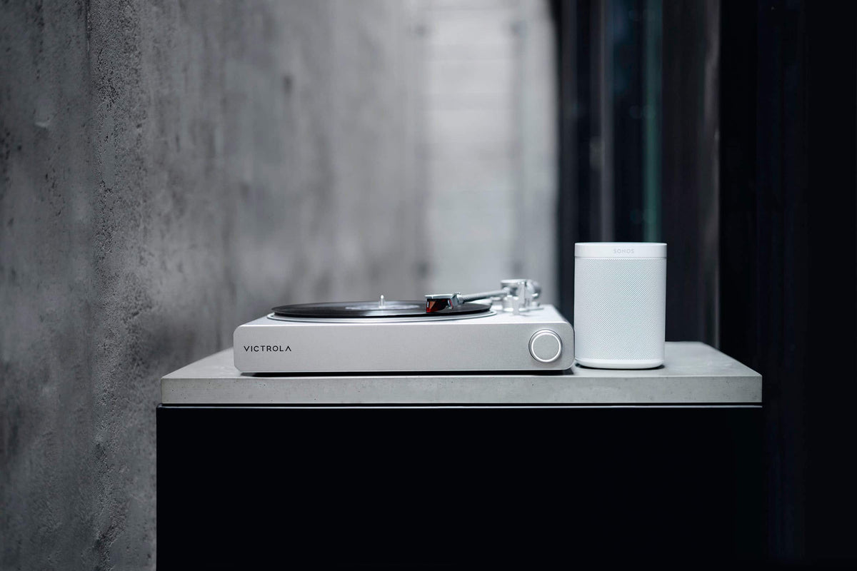 Victrola - Stream Carbon Turntable - Works with Sonos - Black/Silver
