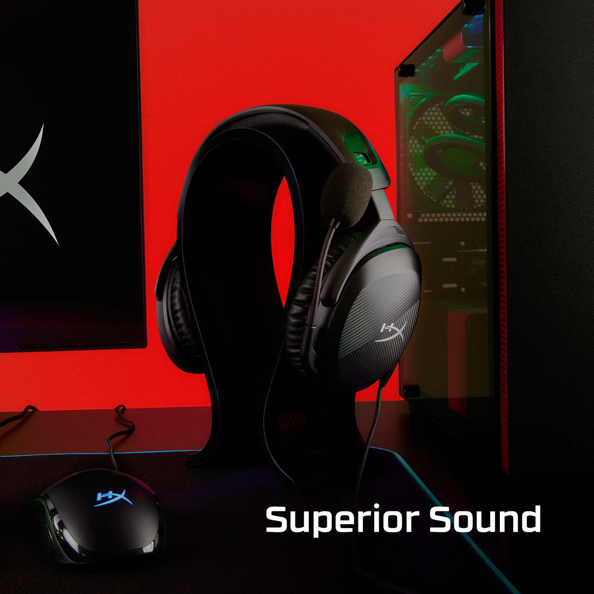HyperX - Cloud Stinger 2 Wired Gaming Headset for PC - Black