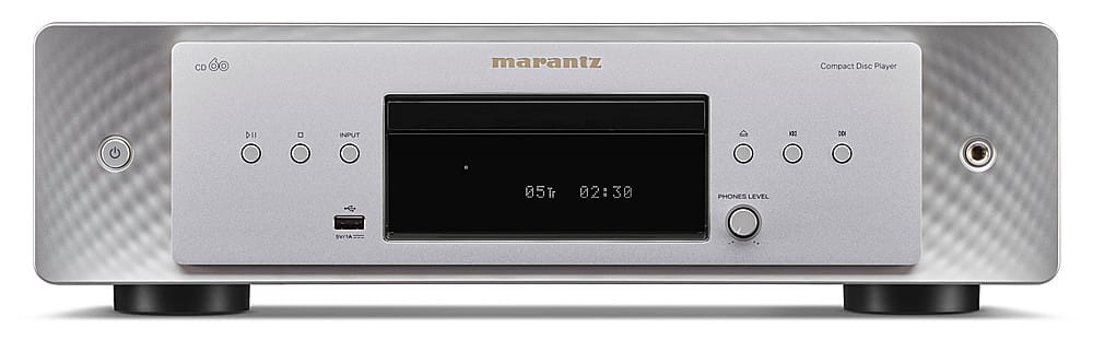 Marantz - SACD 30N Network SACD/CD Player, Built-in HEOS, Bluetooth & AirPlay2, Pair with Model30 Stereo Amp - Silver Gold