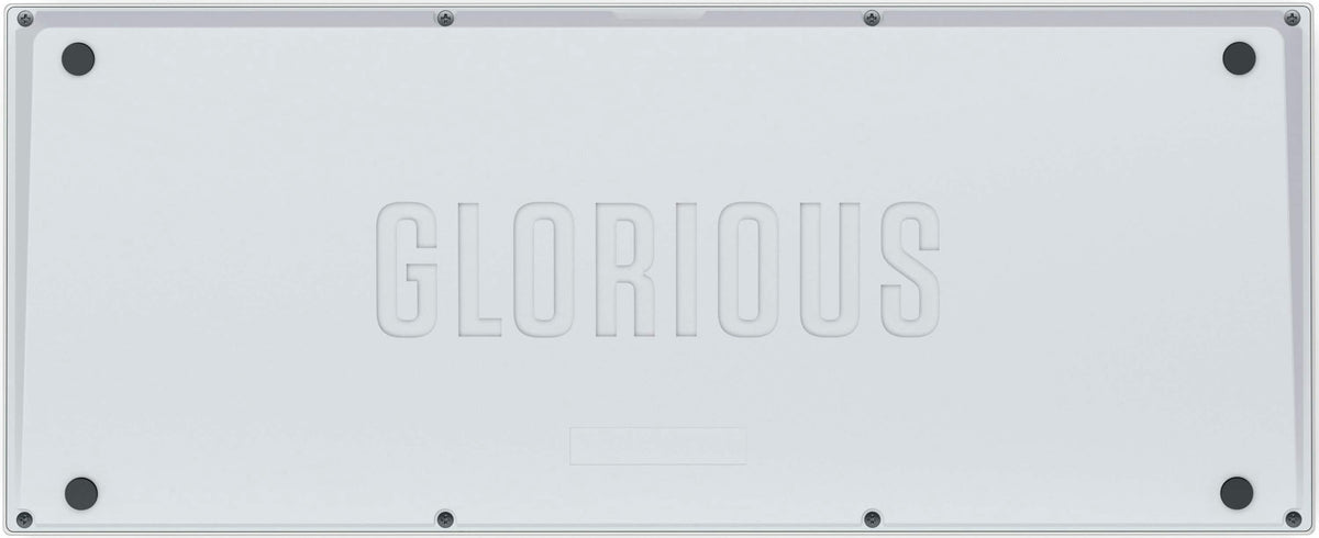 Glorious - GMMK Pro Barebone High Profile Gasket Mounted RGB 75% Wired Mechanical Keyboard - White