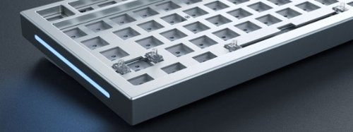 Glorious - GMMK Pro Barebone High Profile Gasket Mounted RGB 75% Wired Mechanical Keyboard - White