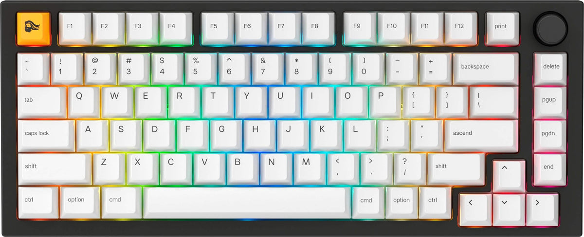 Glorious - GMMK PRO Prebuilt 75% Wired Mechanical Keyboard - Black