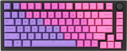 Glorious - GPBT Gradient Universal Keycap Set Compatible with Most 100% 85% 80% TKL 60% Compact 75% Mechanical Keyboards - Nebula