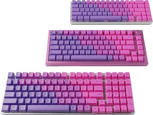 Glorious - GPBT Gradient Universal Keycap Set Compatible with Most 100% 85% 80% TKL 60% Compact 75% Mechanical Keyboards - Nebula