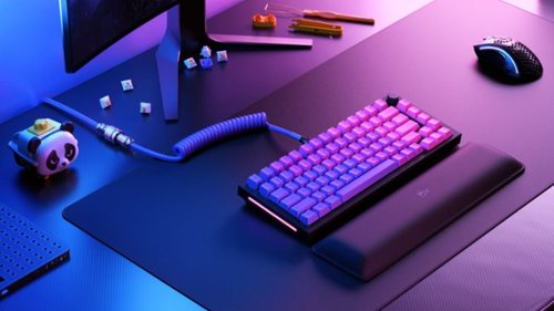 Glorious - GPBT Gradient Universal Keycap Set Compatible with Most 100% 85% 80% TKL 60% Compact 75% Mechanical Keyboards - Nebula