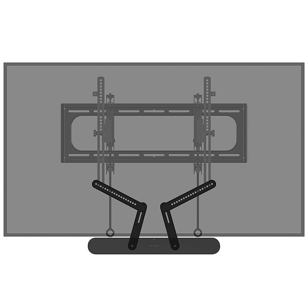 Sanus - Soundbar Mount Designed for Sonos Ray - Black