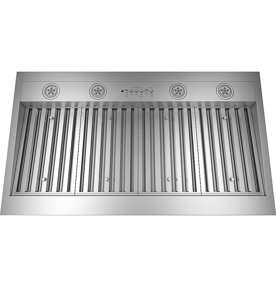 GE Profile - 42 inches - Externally Vented - Range Hood Insert - Custom Panel ready