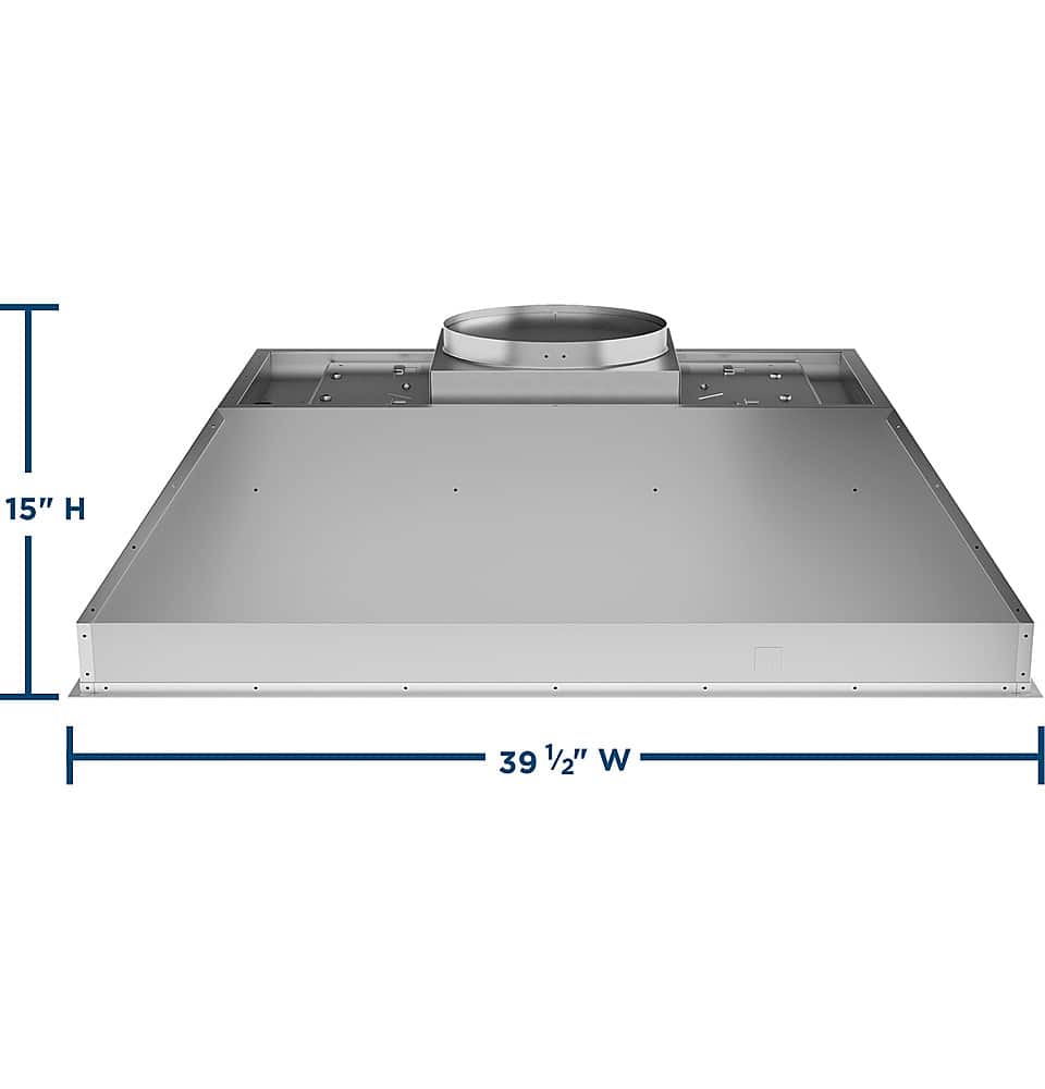 GE Profile - 42 inches - Externally Vented - Range Hood Insert - Custom Panel ready