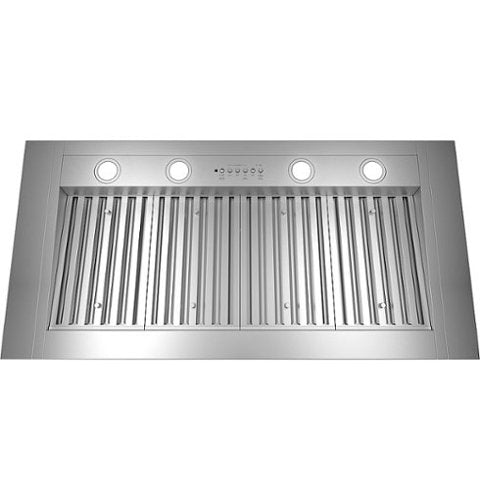 GE Profile - 48 inches - Externally Vented - Range Hood Insert - Custom Panel ready