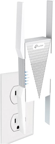 TP-Link - AXE5400 Tri-Band Mesh Wi-Fi 6E Range Extender - White