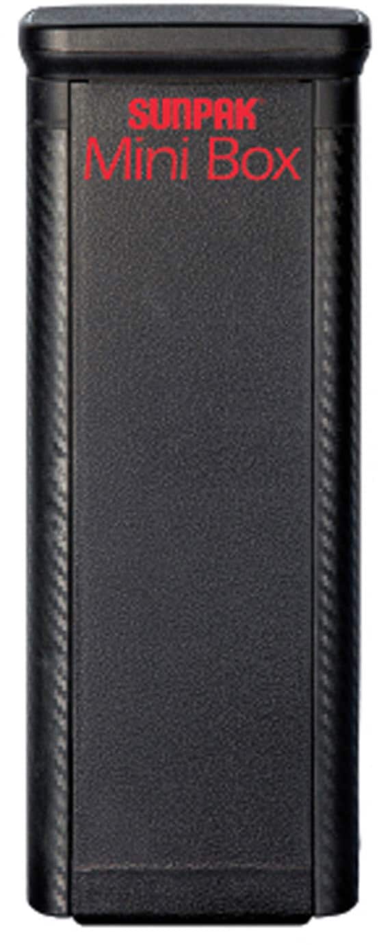 Sunpak - Mini Box Self-Storing Collapsible Bi-Color Vlogging Kit - Black