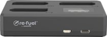 Digipower - Sony NP-FZ100 Triple Battery Charger with Individual Charging Displays - Black