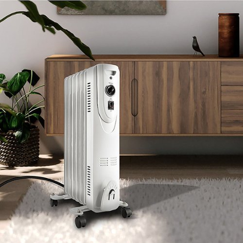 Lifesmart - 1500W Oil Filled Radiator - White