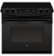 GE - 32 in. Wide 4 Elements 4.4 Cu. Ft. Self-Cleaning Drop-In Electric Range - Black