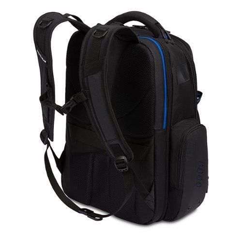 SwissGear - Gamer Backpack fits up to 17.3" laptops - Black