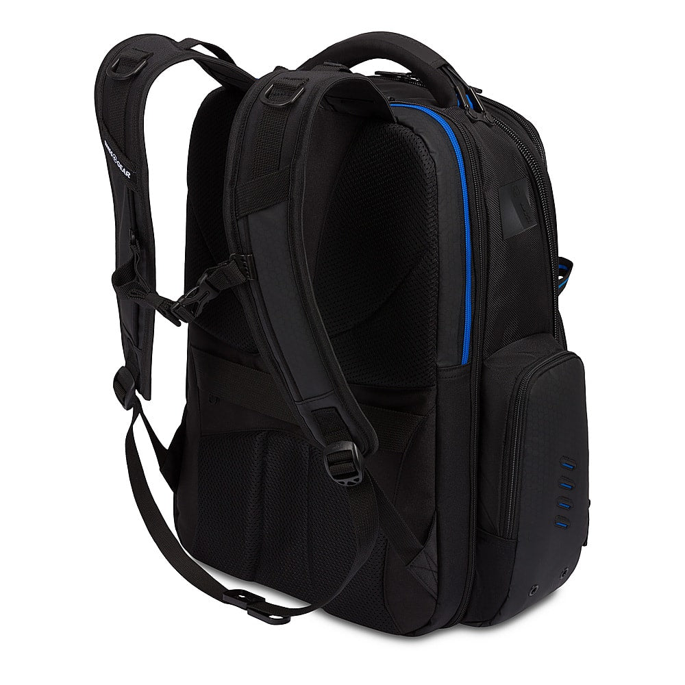 SwissGear - Gamer Backpack fits up to 17.3" laptops - Black