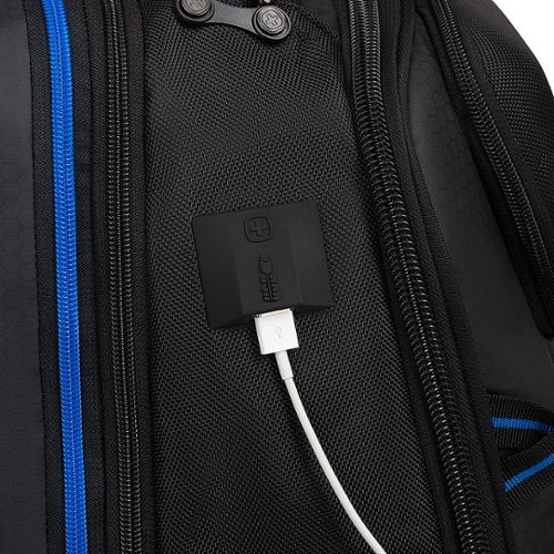 SwissGear - Gamer Backpack fits up to 17.3" laptops - Black