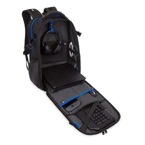 SwissGear - Gamer Backpack fits up to 17.3" laptops - Black