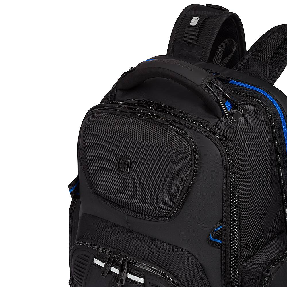 SwissGear - Gamer Backpack fits up to 17.3" laptops - Black