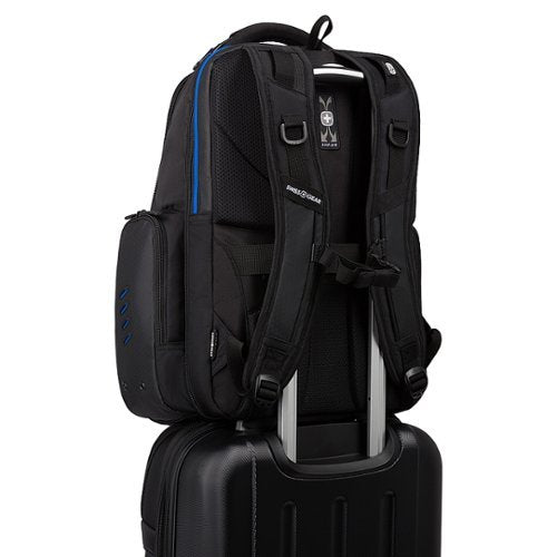 SwissGear - Gamer Backpack fits up to 17.3" laptops - Black