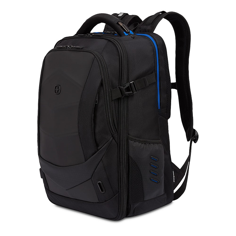 SwissGear - Speed-run Gamer Backpack fits up to 17.3" laptops - Black