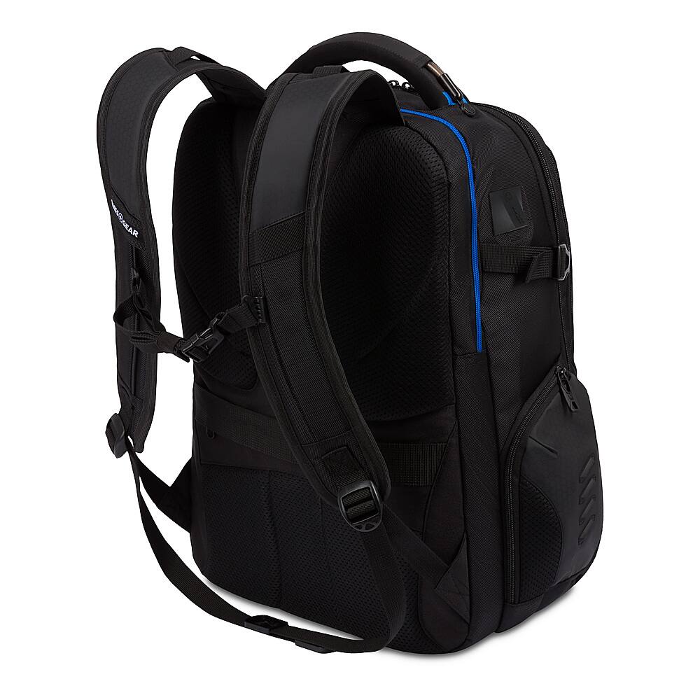 SwissGear - Speed-run Gamer Backpack fits up to 17.3" laptops - Black
