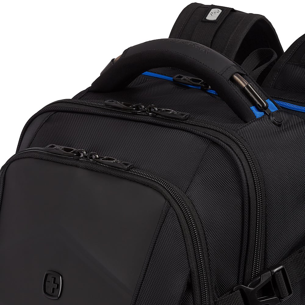 SwissGear - Speed-run Gamer Backpack fits up to 17.3" laptops - Black
