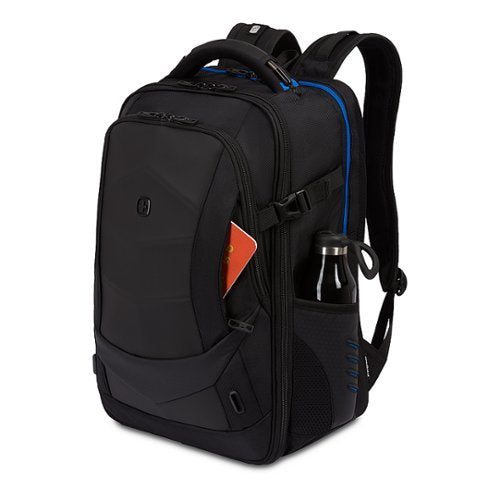 SwissGear - Speed-run Gamer Backpack fits up to 17.3" laptops - Black