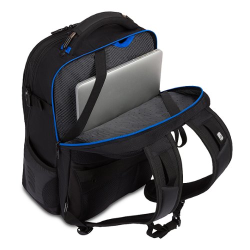 SwissGear - Speed-run Gamer Backpack fits up to 17.3" laptops - Black