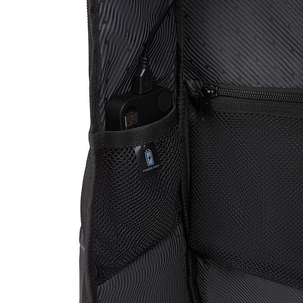 SwissGear - Speed-run Gamer Backpack fits up to 17.3" laptops - Black