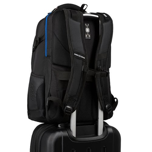 SwissGear - Speed-run Gamer Backpack fits up to 17.3" laptops - Black