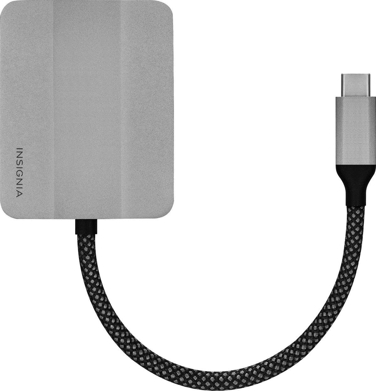 Insignia™ - USB-C to Dual 4K HDMI Adapter - Gray