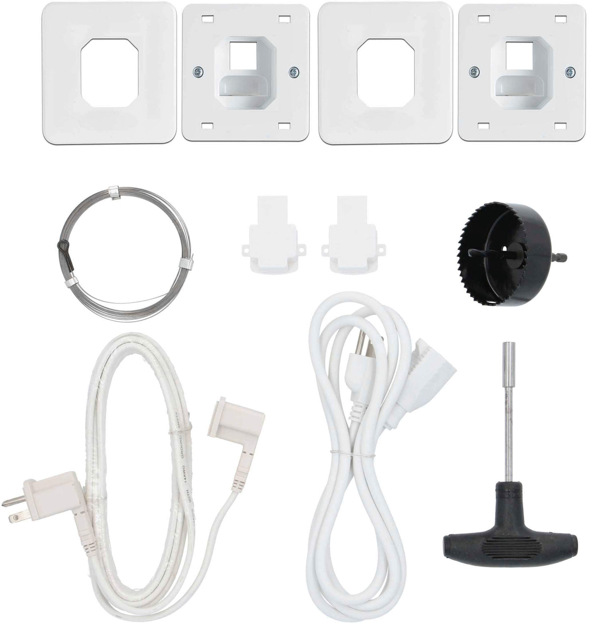 Metra - Helios In-Wall Power Outlet Relocation Kit - Multi